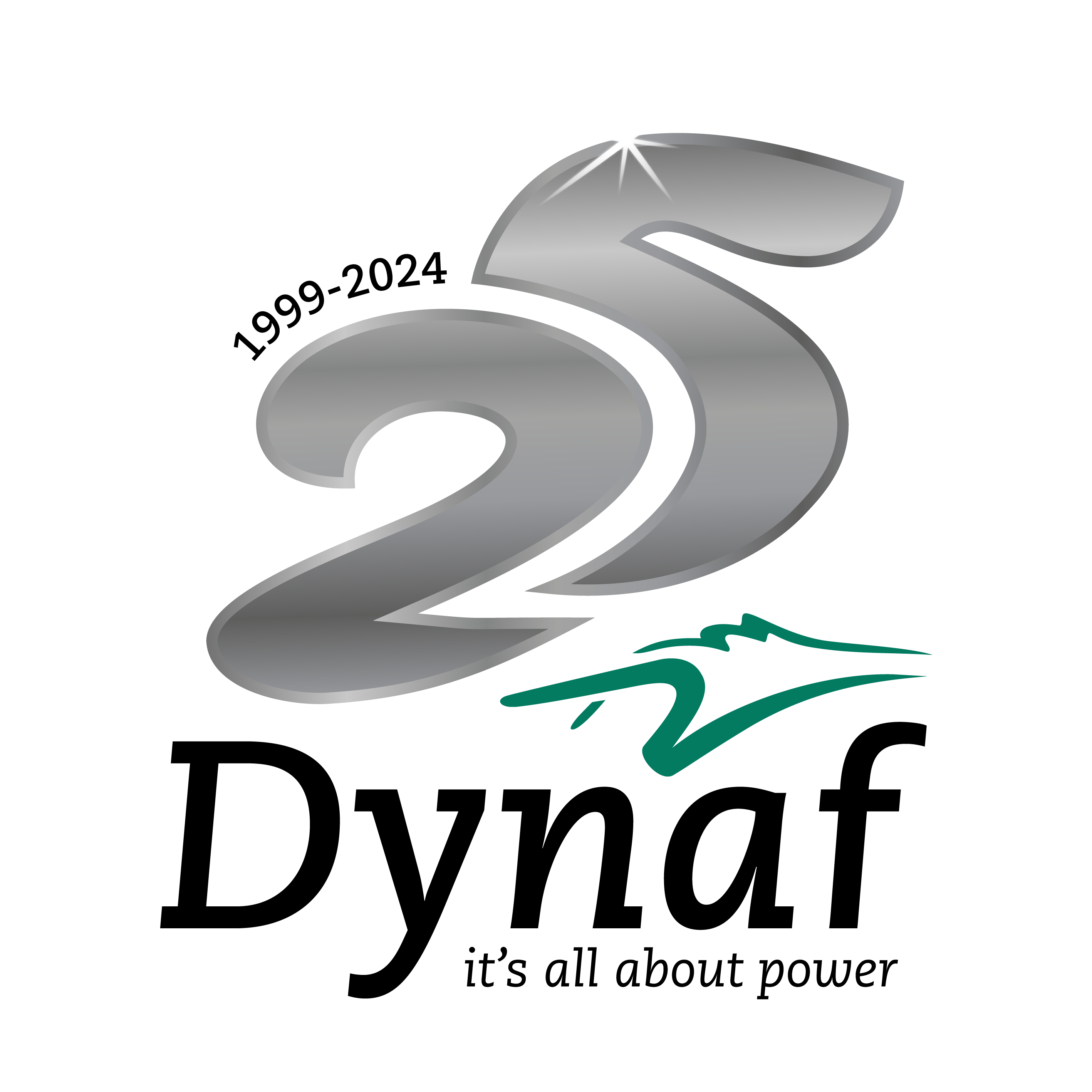 Dynaf 25 Years Logo